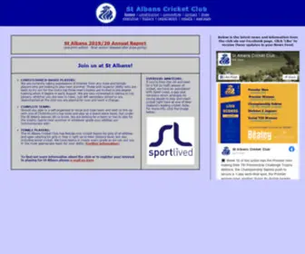 Stalbanscricket.co.nz(St Albans Cricket Club) Screenshot