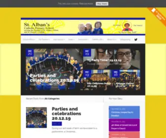 Stalbansgateshead.org(St Alban's Catholic Primary School Pelaw) Screenshot