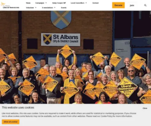 Stalbanslibdems.org.uk(St Albans Liberal Democrats) Screenshot