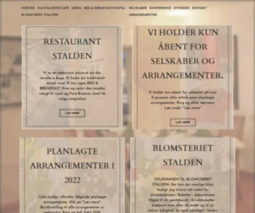 Staldenscafe.dk(Restaurant) Screenshot