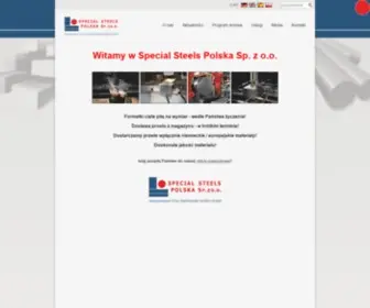 StalespecJalne.com.pl(Witamy w Special Steels Polska) Screenshot