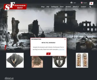 Stalingradfront.com(The Stalingrad Front) Screenshot