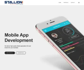 Stallioni.com(Web development Agency) Screenshot