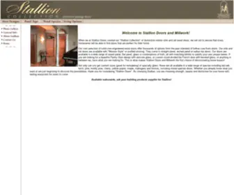 Stallionintl.com(Stallion Doors & Millwork) Screenshot