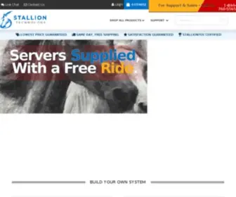 Stalliontek.com(Dell and HP Servers/Workstations by) Screenshot