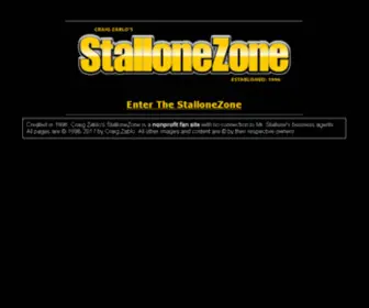 Stallonezone.com(Sylvester Stallone) Screenshot