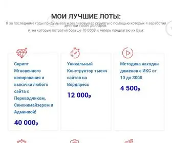 Stalmokas.ru(Заработок на информационных сайтах) Screenshot