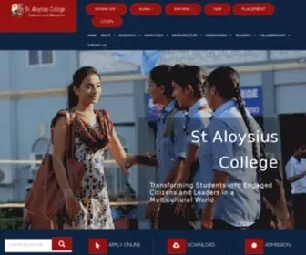 Staloysius.edu.in(St Aloysius College (Autonomous)) Screenshot
