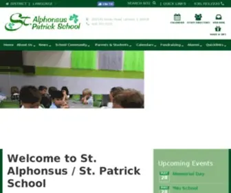 Stals-Stpats.org(Alphonsus Saint Patrick School) Screenshot