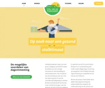 Stalvandetoekomst.nl(De Hoeve Innovatie onderzoekt een beter alternatief voor luchtwassers) Screenshot