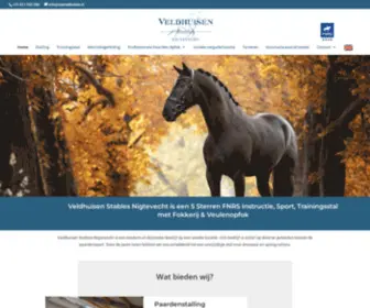 Stalveldhuisen.nl(Veldhuisen Stables Nigtevecht) Screenshot