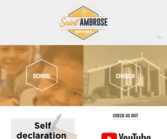 Stambroselatham.com(Ambrose Catholic Church) Screenshot