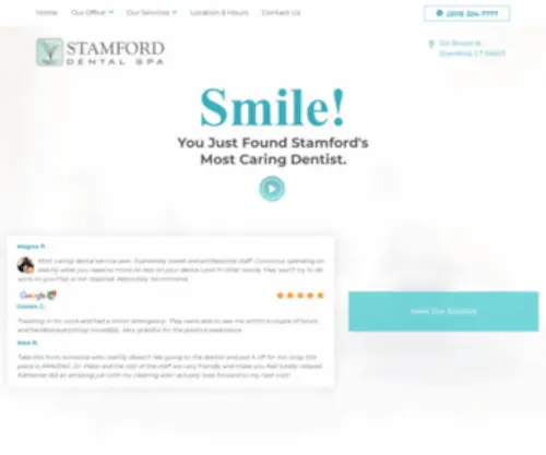 Stamforddentalspa.com(Dentist in Stamford) Screenshot