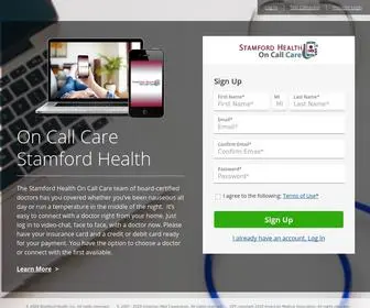 Stamfordhealthoncallcare.org(Stamfordhealthoncallcare) Screenshot