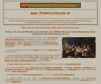 Stammtischmusik.at(Stammtischmusik Klosterneuburg) Screenshot