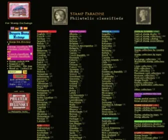 Stamp-Paradise.com Screenshot