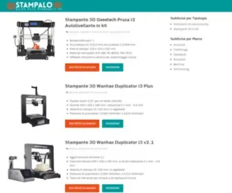 Stampalo3D.com(Stampanti 3D) Screenshot