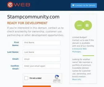 Stampcommunity.com(Ready for Development) Screenshot