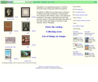 Stampdata.com(Organize your collection) Screenshot