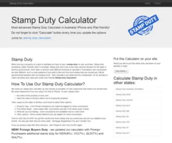 Stampdutycalc.com.au(Stamp Duty Calculator) Screenshot