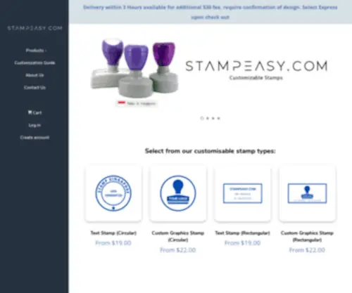 Stampeasy.com(Stampeasy) Screenshot