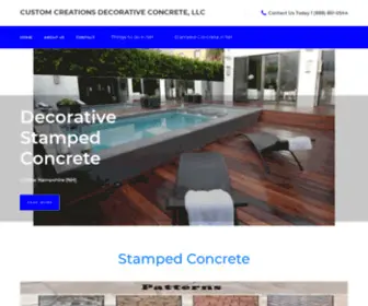 Stampedconcretenhma.com(Decorative Stamped Concrete in NH Contractors Patios) Screenshot