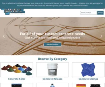 Stampedconcretesupplies.com(Decorative Concrete Supply Store) Screenshot