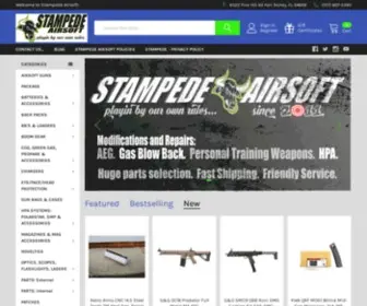 Stampedeairsoft.com(Airsoft Guns) Screenshot