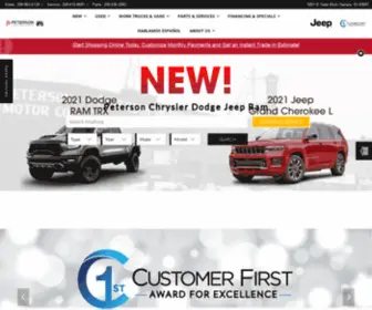 Stampededodge.com(Chrysler) Screenshot