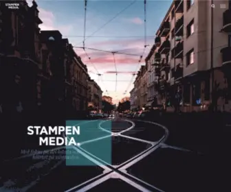 Stampenmedia.se(En av Sveriges ledande mediekoncerner) Screenshot