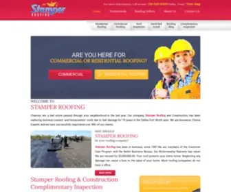 Stamperroofing.com(Stamper Roofing) Screenshot