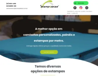 Stampideias.com.br(Estamparia de Camisetas e Tecidos. Trabalhamos com diversas técnicas de estamparia) Screenshot