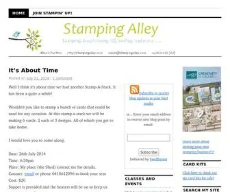 Stampingalley.com(Stamping Alley) Screenshot