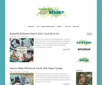 Stampingtoshare.com(Stamping To Share) Screenshot
