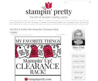 Stampinpretty.com(Stampin' Pretty) Screenshot