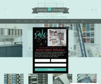 Stampnstorage.com(Organizing for paper crafters so there's more time for what you love) Screenshot