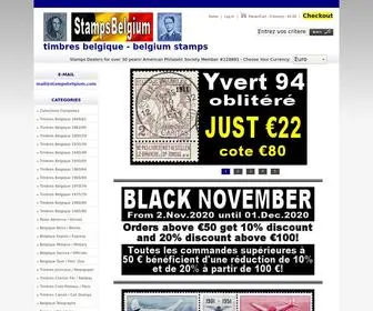 Stampsbelgium.com(Timbres de Belgique) Screenshot