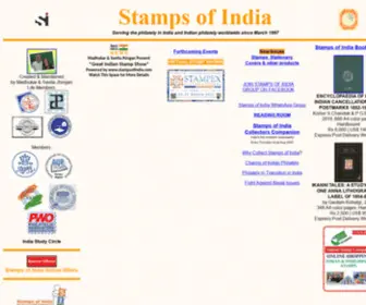 Stampsofindia.com(The online resource of Indian Philately (stamps)) Screenshot
