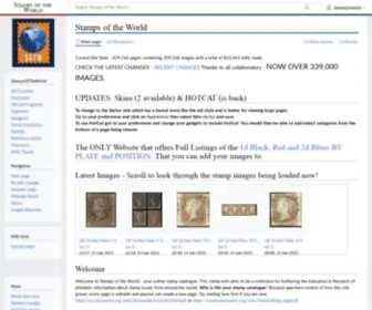 Stampsoftheworld.co.uk(Stamps of the World) Screenshot