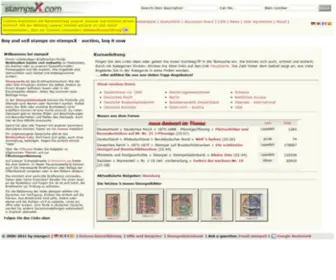 Stampsx.com(Briefmarke) Screenshot