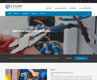 Stampuae.com(Technical Services HVAC Installation) Screenshot