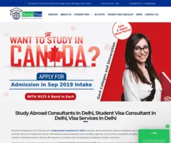 StampVisa.com(Study abroad consultants in Delhi) Screenshot