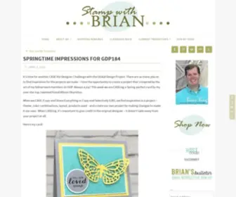 Stampwithbrian.com(STAMP WITH BRIAN) Screenshot