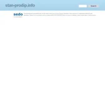 Stan-Prodip.info(Stan Prodip) Screenshot