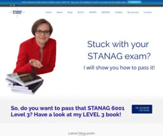 Stanagexpert.com(Learn how to pass STANAG 6001 exams) Screenshot