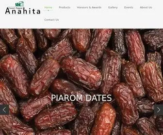 Stanahita.com(Sana't Tejarat Anahita) Screenshot