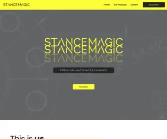 Stancemagic.com(Mysite) Screenshot