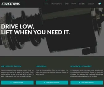 Stanceparts.com(Air cup lift system) Screenshot