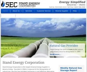 Stand-Energy.com(Stand Energy Corporation) Screenshot