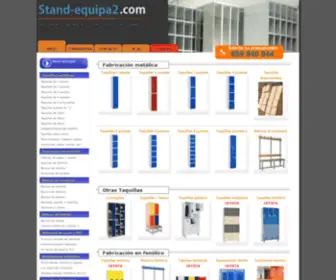 Stand-Equipa2.com(Taquillas para vestuarios) Screenshot